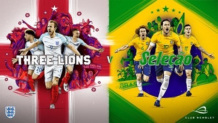 England v Brazil