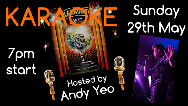 KARAOKE WITH ANDY YEO THIS SUNDAY!