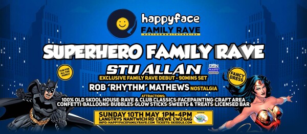 Happy Face Family Rave - 1-4pm