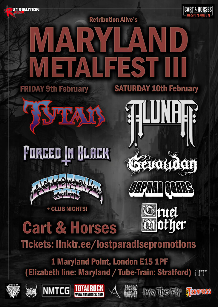 Maryland Metal Fest Ft Alunah + more