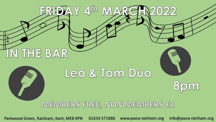 Leo & Tom Duo (in our Bar)