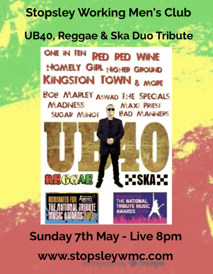 UB40, Reggae & Ska Duo Tribute