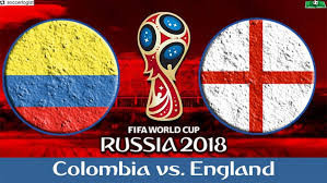 England vs Colombia.