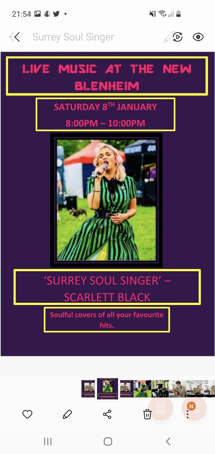 LIVE MUSIC WITH SURREY SOUL SINGER