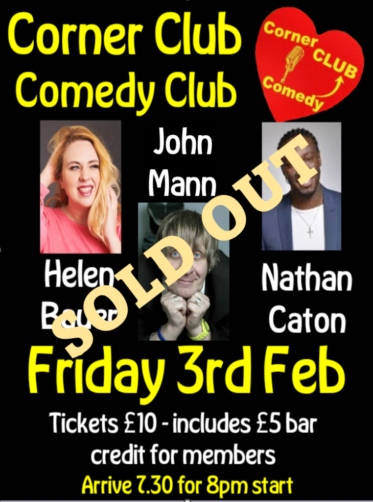 SOLD OUT - TONIGHT'S COMEDY CLUB!
