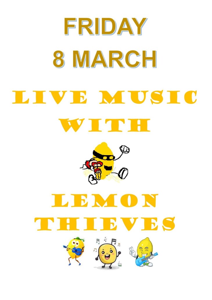 Live music with Lemon Thieves
