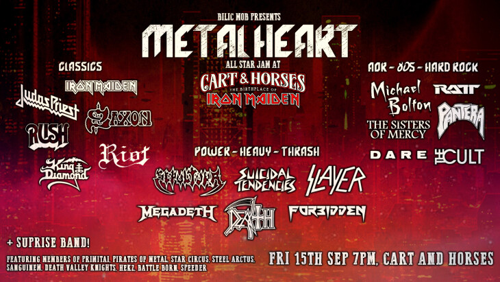 METALHEART: Live 80s METAL +Afterparty