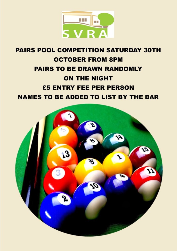 Pairs Pool Competition for fun