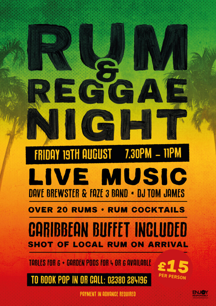 Rum & Reggae Night