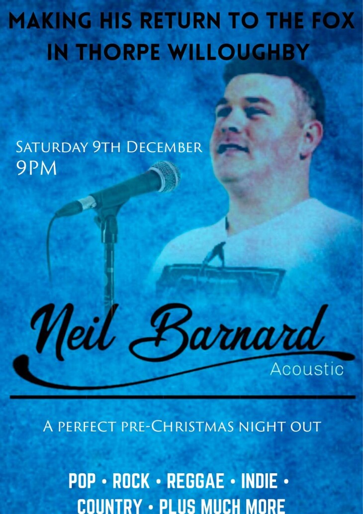 Live singer Neil Barnard