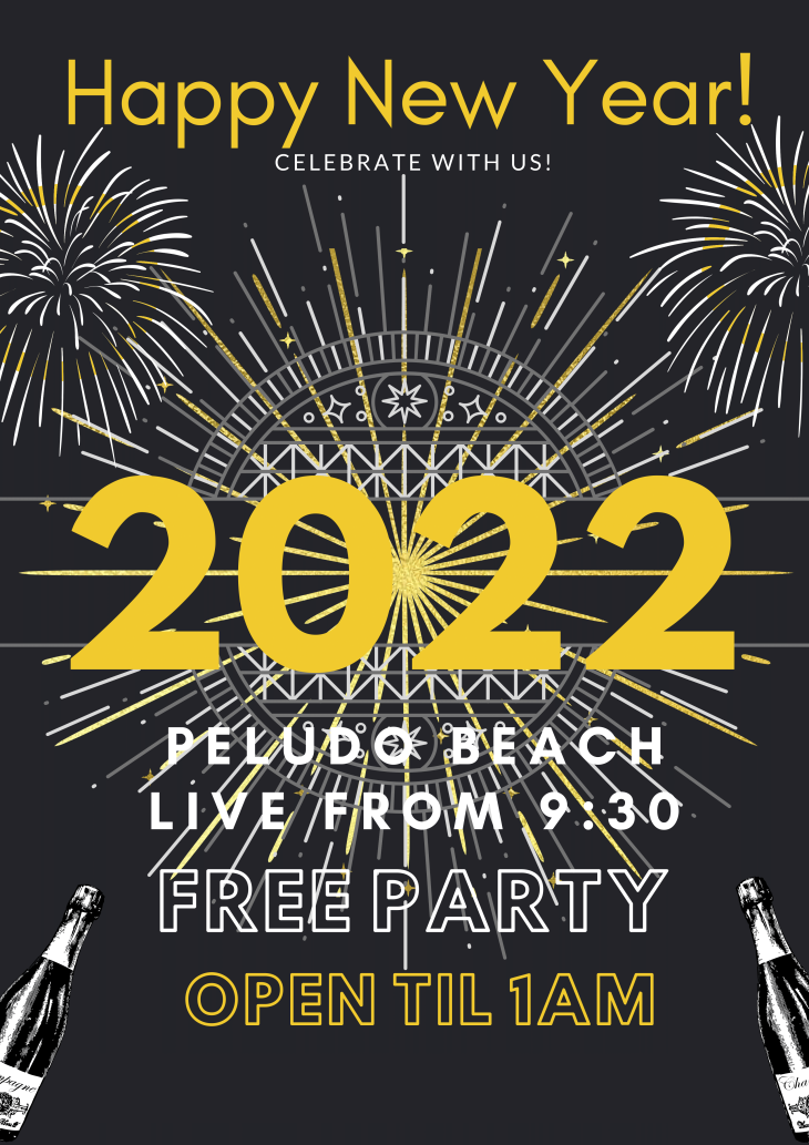NYE 2022 AT THE WELLY | PELUDO BEACH