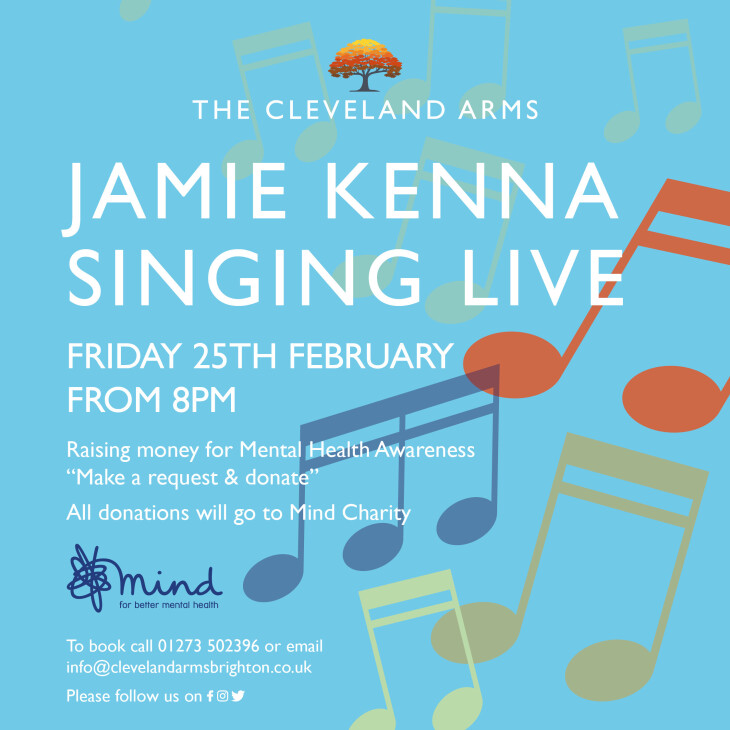 Live music with Jamie Kenna!!