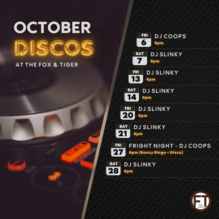 The F&T Disco | October