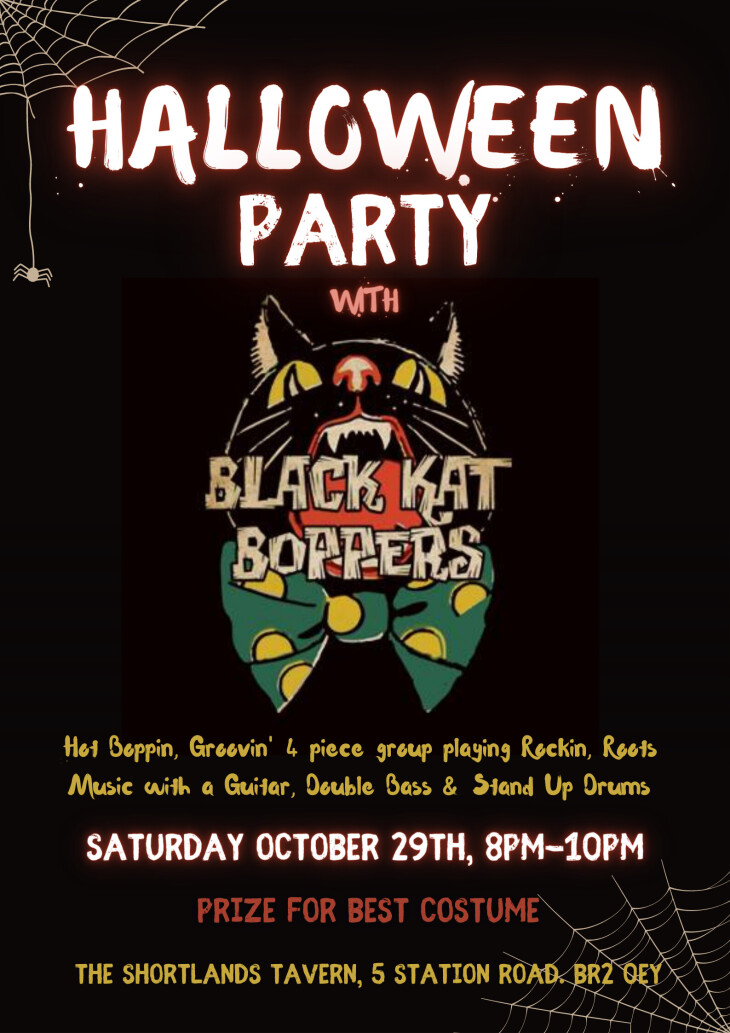 Black Kat Boppers - Halloween Party