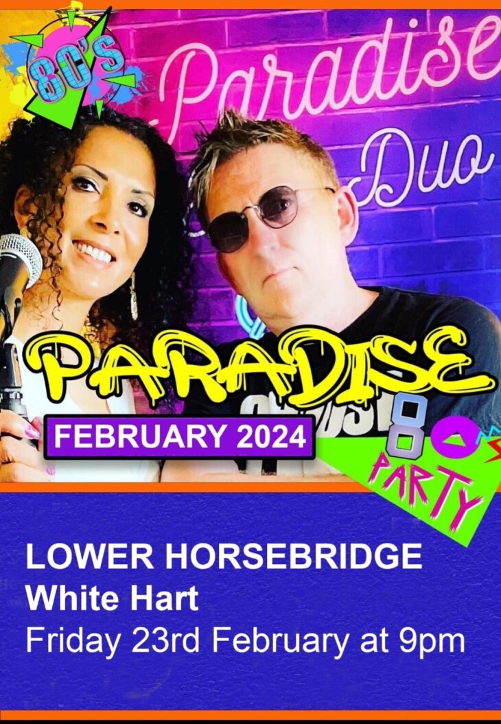 Paradise Duo Friday Feb 23rd 9pm