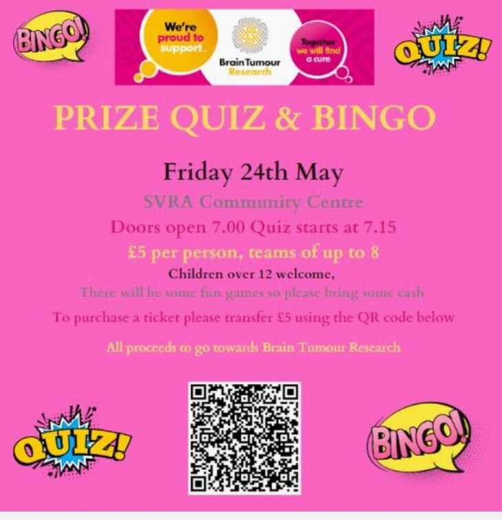 Charity Prize Quiz & Bingo