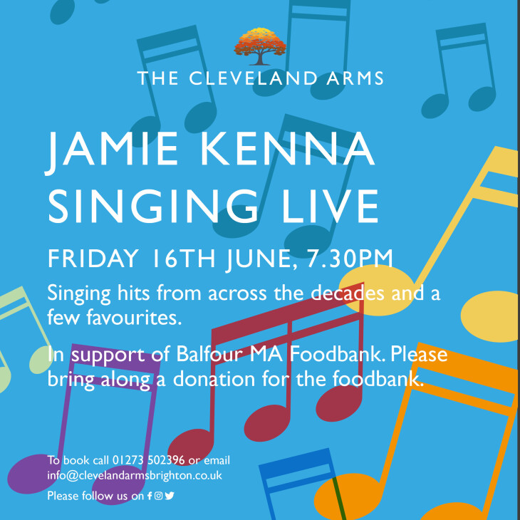 Jamie Kenna singing live