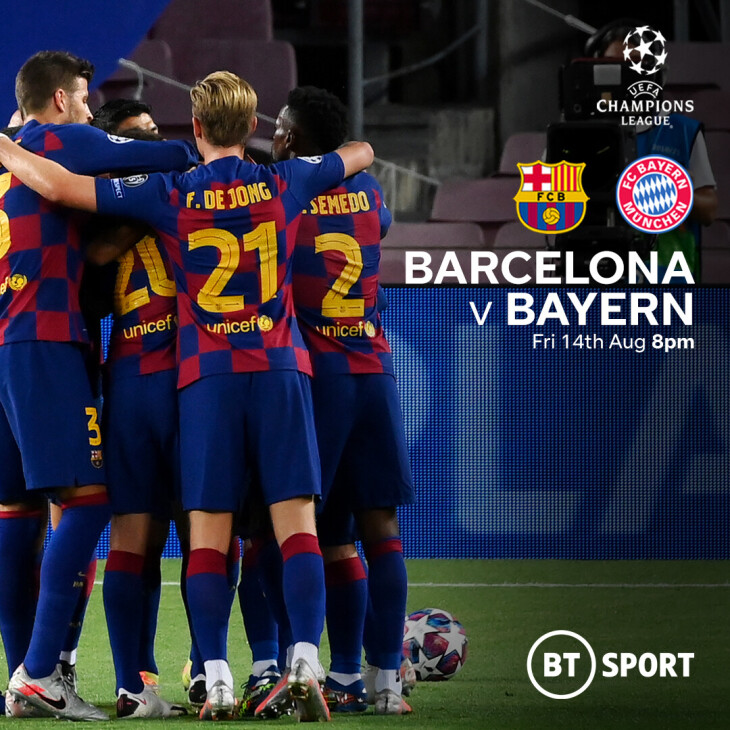 Barcelona v Bayern - 8pm