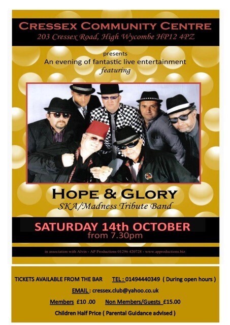 Hope & Glory tickets (Madness Tribute)