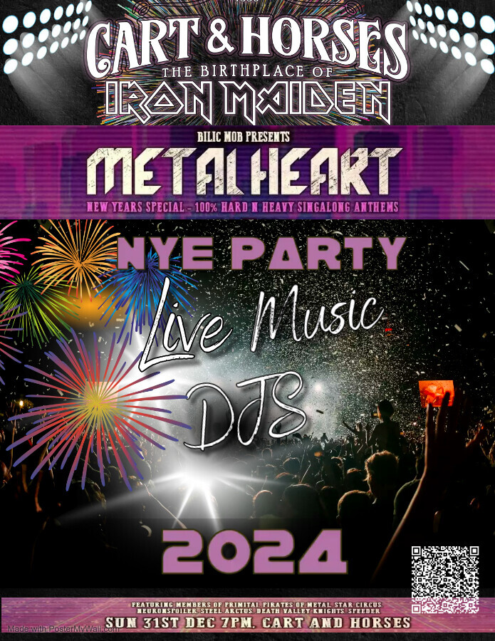 NYE METAL HEART - Anthems Special!!!