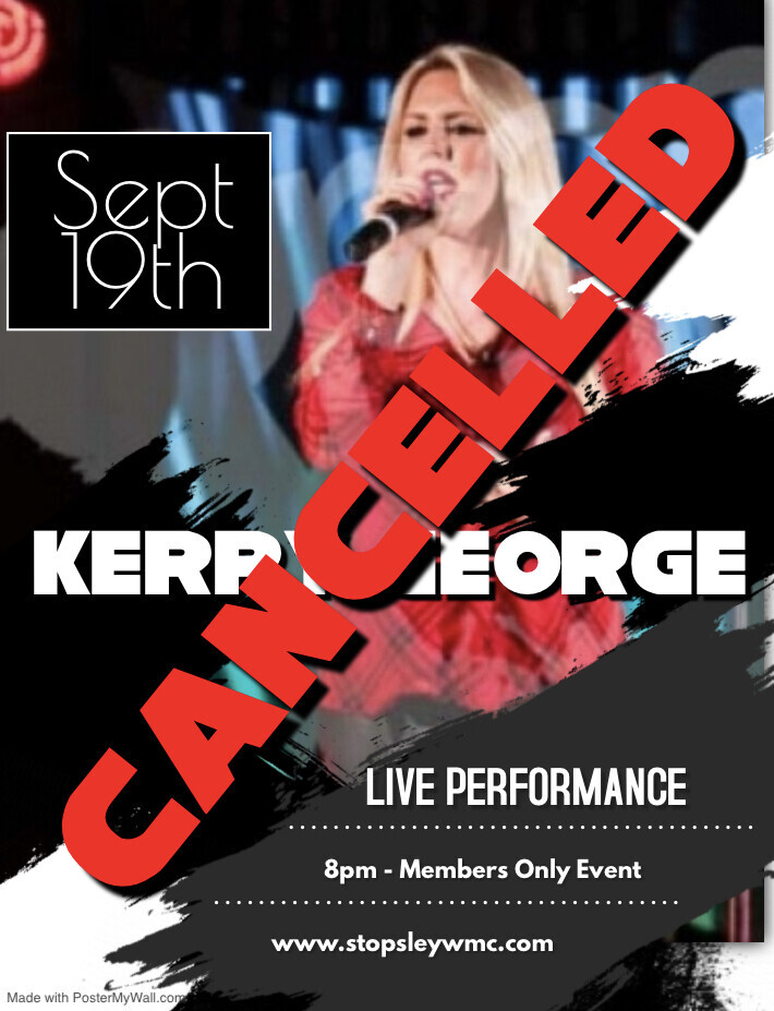 Cancelled - Kerry George