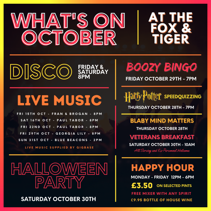 - What's On October -