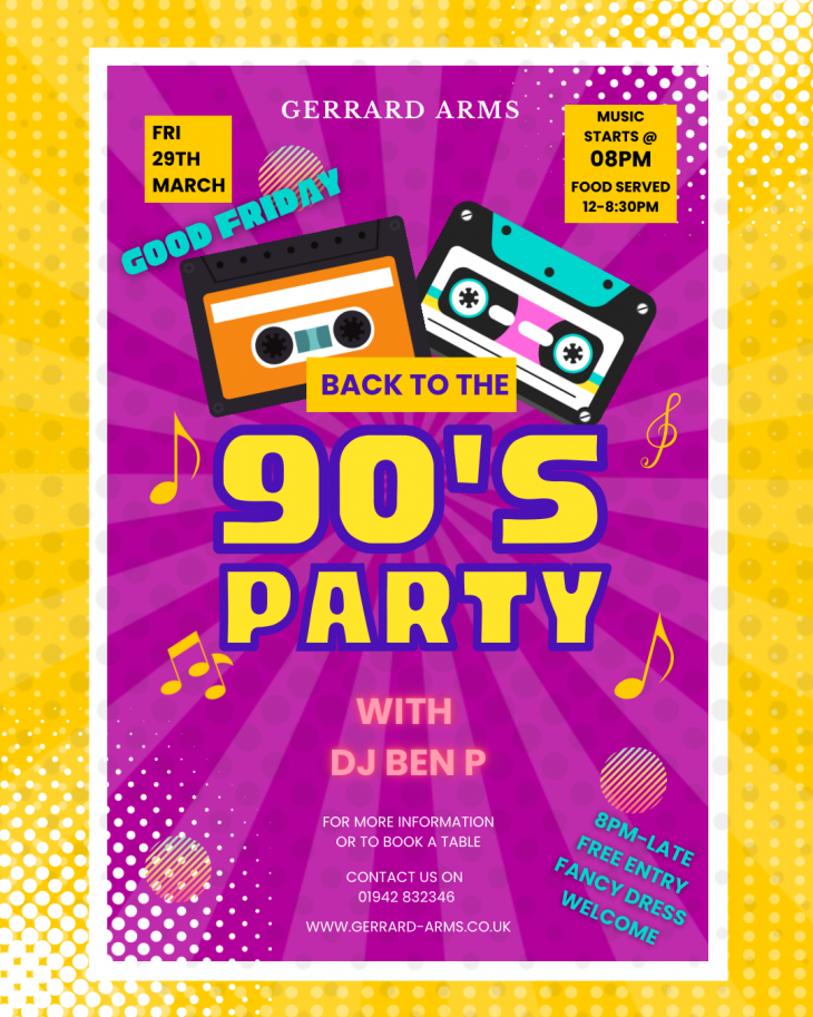 Back to the 90’s Party!
