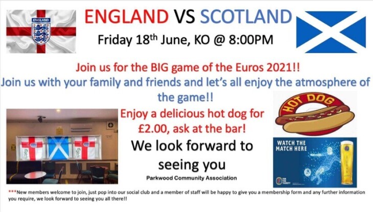 England v Scotland - Live in the Bar