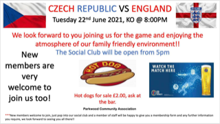 Czech Republic v England - Live in he