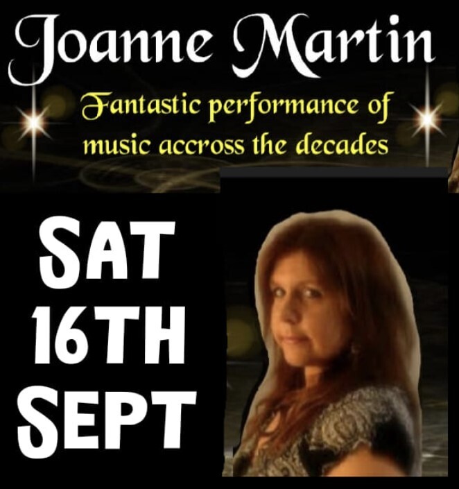 TONIGHT - JOANNE MARTIN SINGS LIVE!