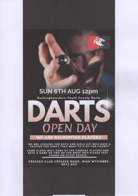 Darts Open Day