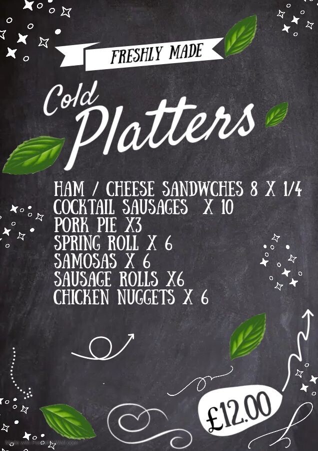 Platters for Show Night