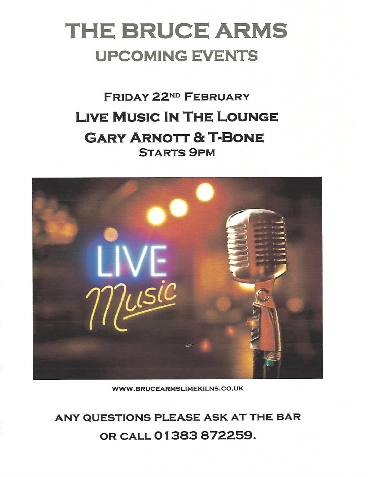 Live Music in the Lounge @ 9pm