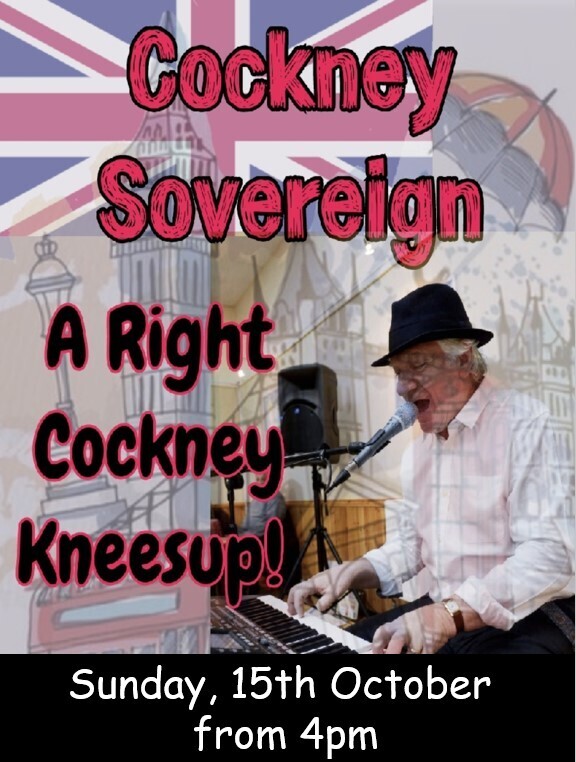 COCKNEY SOVEREIGN - SUN 15TH OCT @ 5pm
