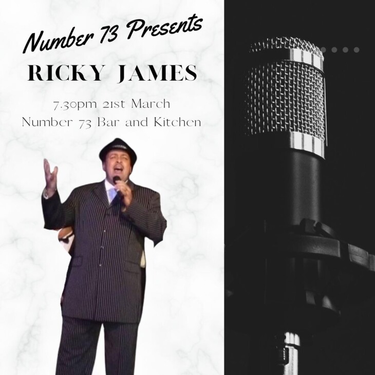 RICKY JAMES AT NUMBER 73