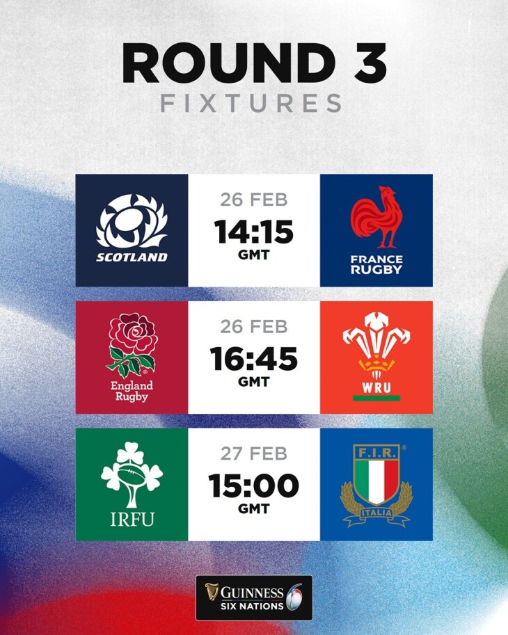 Six Nations : Round 3