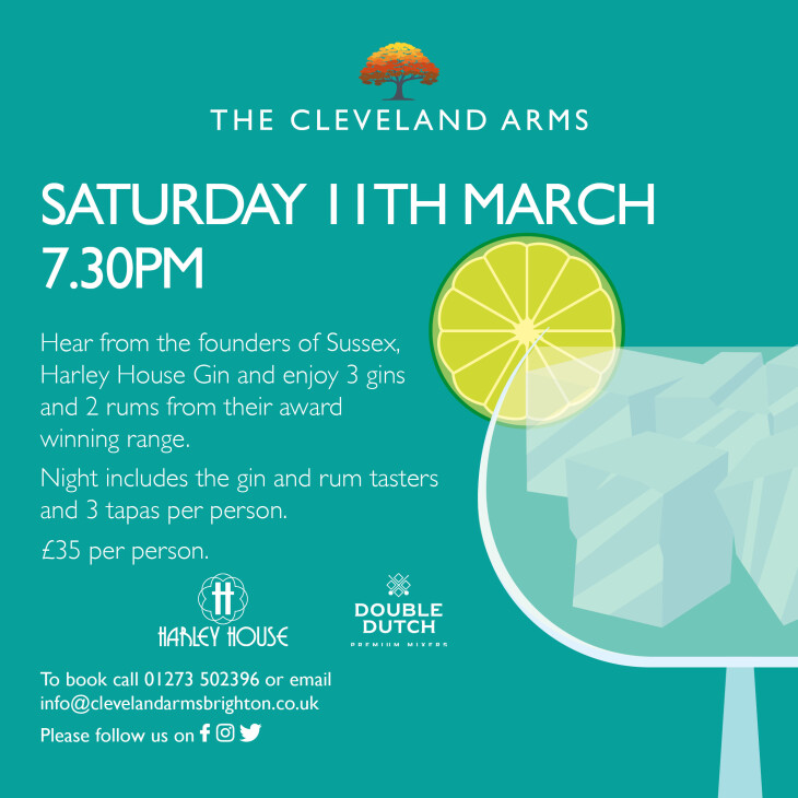 Gin, Rum & Tapas with Harley House