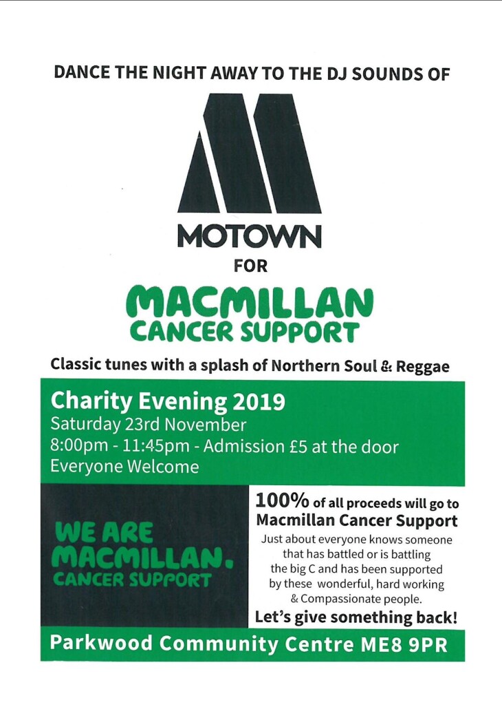Motown for macmillan cancer support