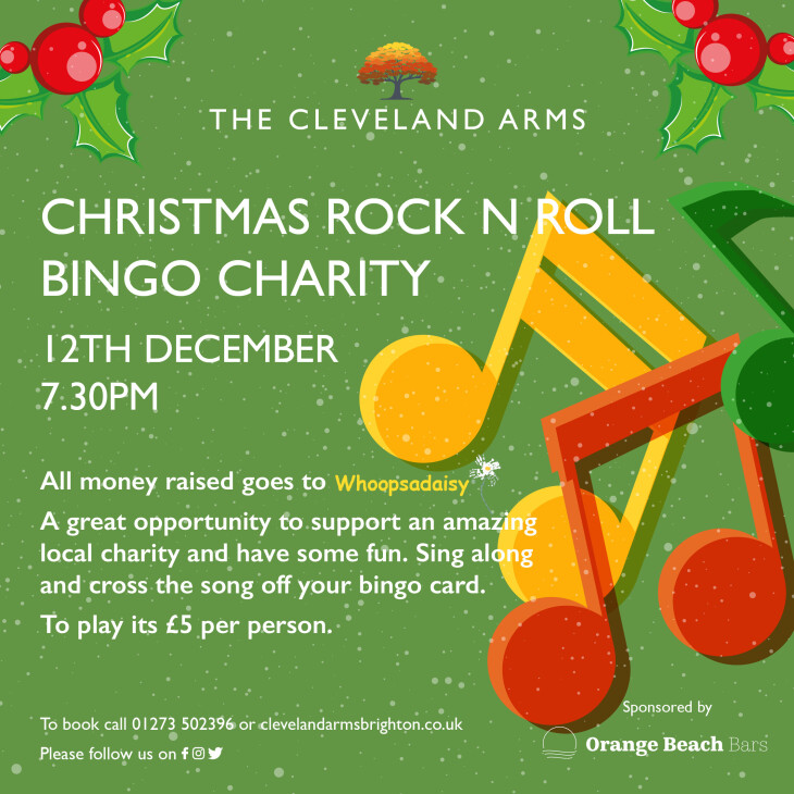 Christmas Rock 'n' Roll Bingo