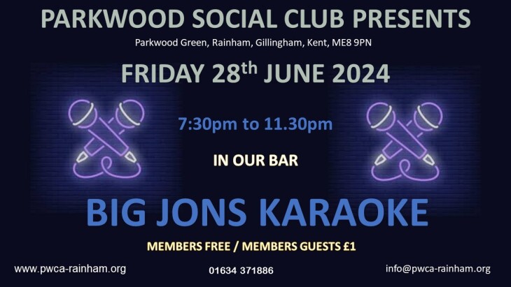 Karaoke with Big Jon (Social Club)