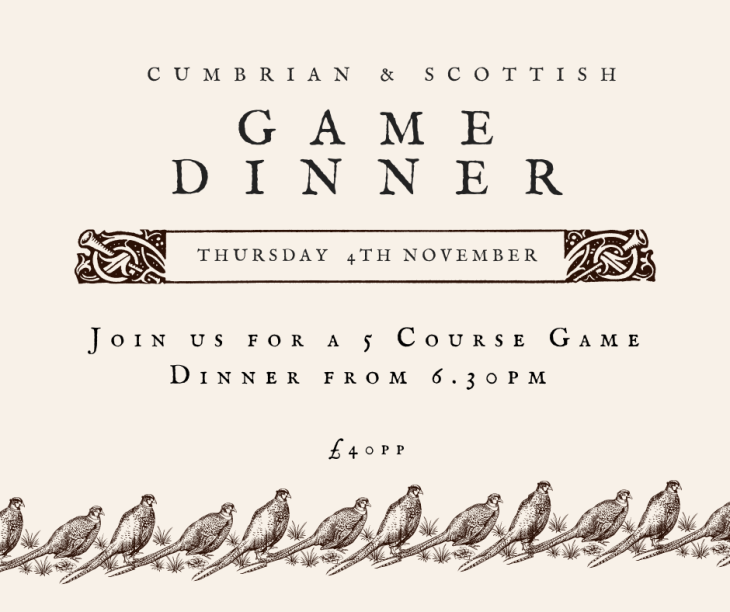 Cumbrian & Scottish Game Dinner