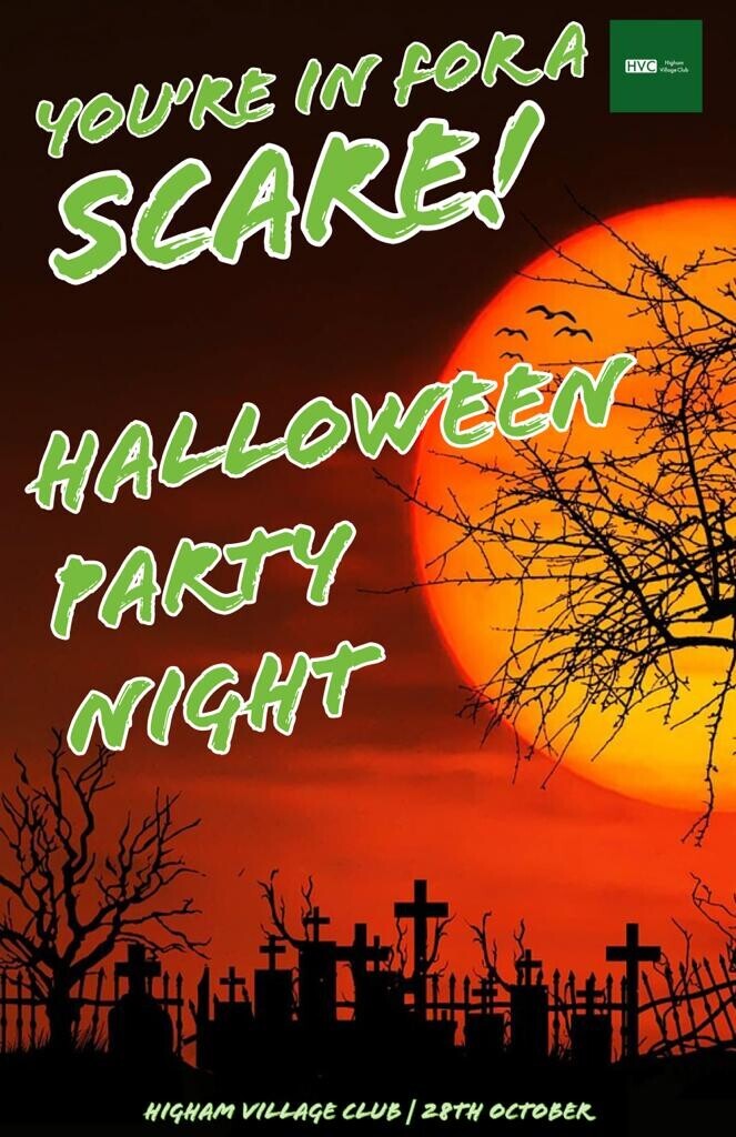 Halloween Party Friday 28th October