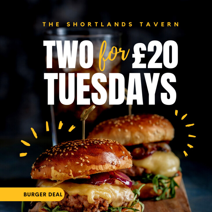 TWO FOR £20 TUESDAYS