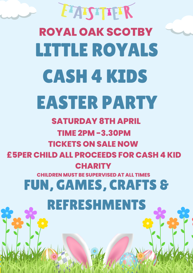 Cash 4 Kids Easter children's party