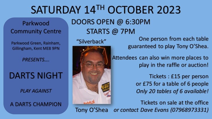 Darts Night with the 'Silverback'-Hall