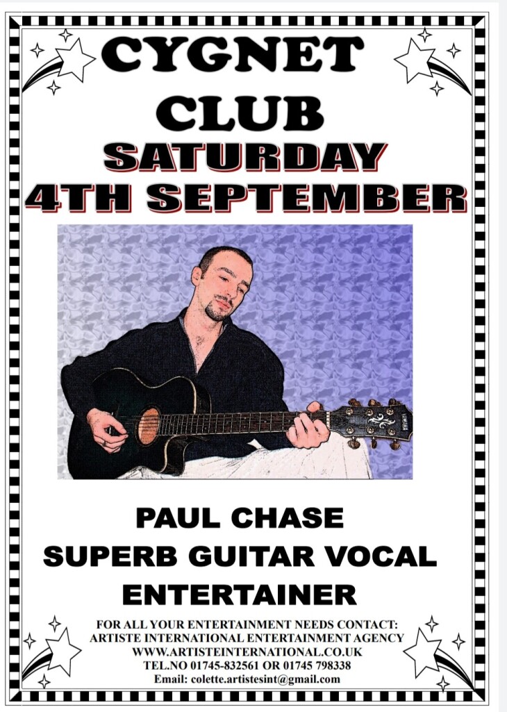 PAUL CHASE LIVE