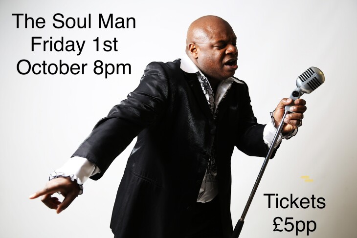 The Soulman Friday 1st Oct 8pm