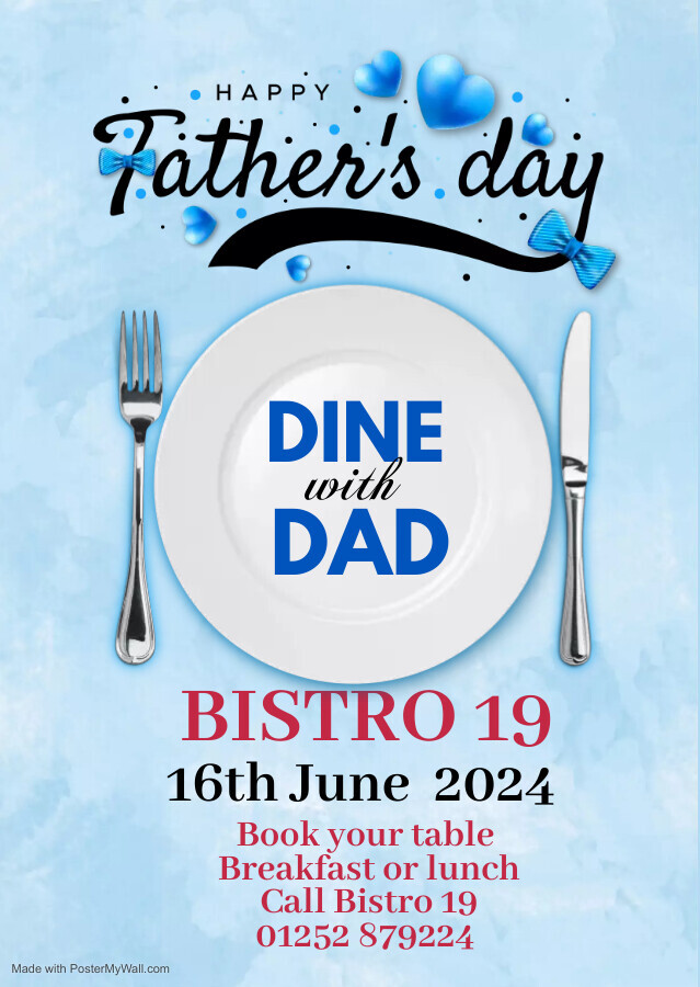 Fathers Day DINE IN WITH DAD