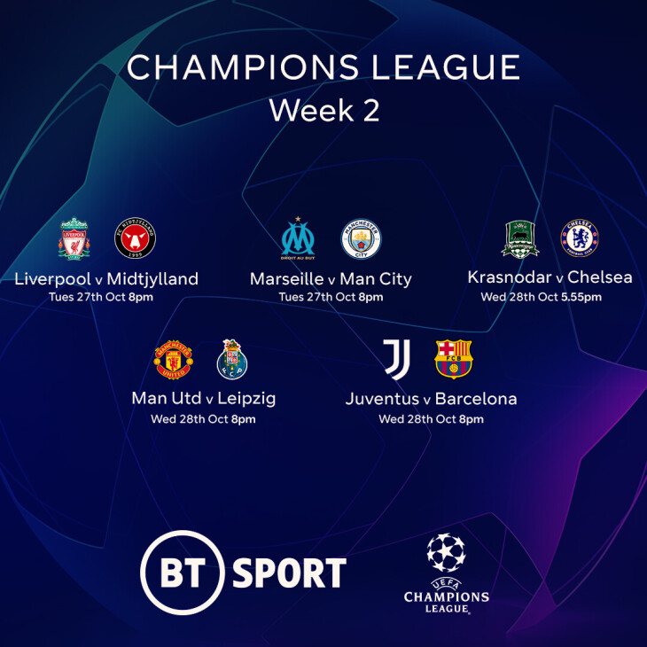 Week 2 - Champions League