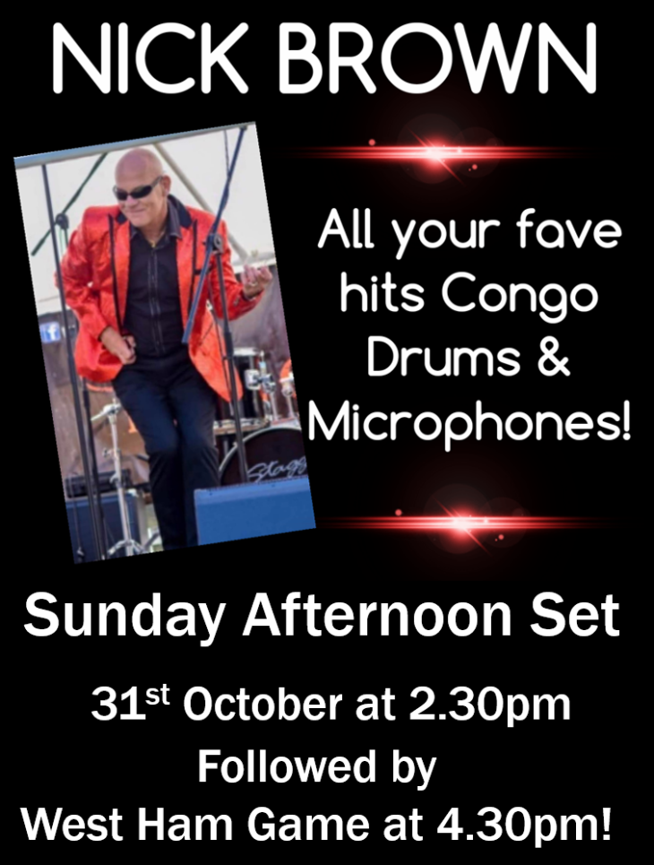 NICK BROWN - SUNDAY AFTERNOON SPECIAL!